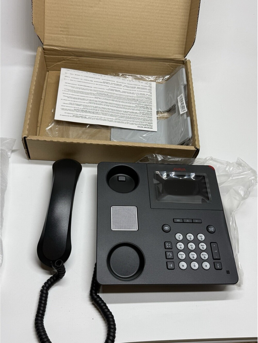 Avaya 9621G IP Deskphone 700506541 Gigabit Touchscreen Phone Open Box